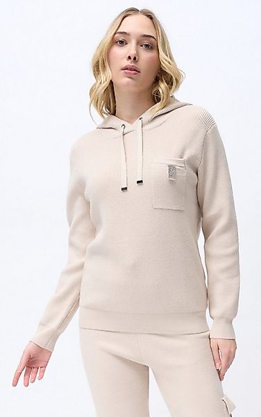 Passioni Strickpullover Kapuzenpullover mit Taschendetail günstig online kaufen