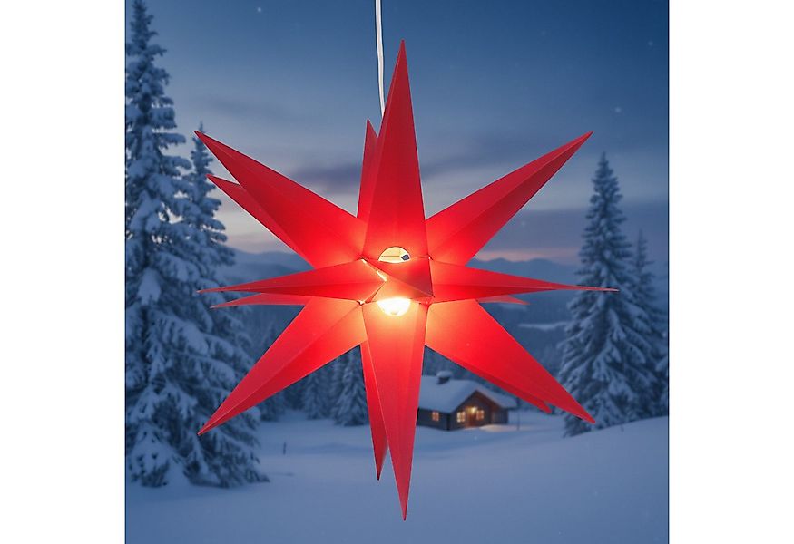 Guru-Shop LED-Stern für außen 3D Außenstern Kaspar, Weihnachtsstern,.., Leu günstig online kaufen