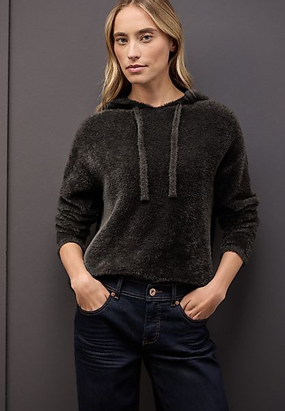 STREET ONE Kapuzenpullover aus softer Federgarn-Qualität günstig online kaufen