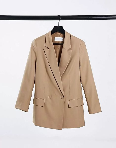 ASOS DESIGN – Perfect – Blazer in Camel-Neutral günstig online kaufen
