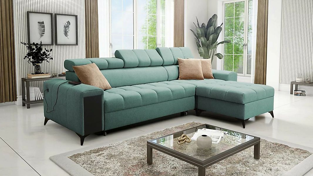 Kaiser Möbel Ecksofa Elegantes Ecksofa,Schlaffunktion GRECO I MINI Avra Min günstig online kaufen