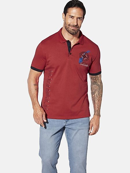 Jan Vanderstorm Poloshirt ARKHOLM mit seitlichen günstig online kaufen
