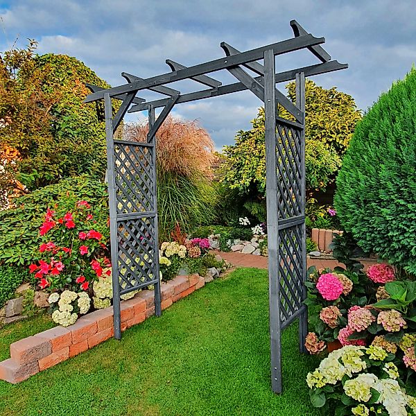 promadino Rosenbogen "Bamberg", Pergola ohne Pflanzkästen, BxTxH: 139x65x20 günstig online kaufen