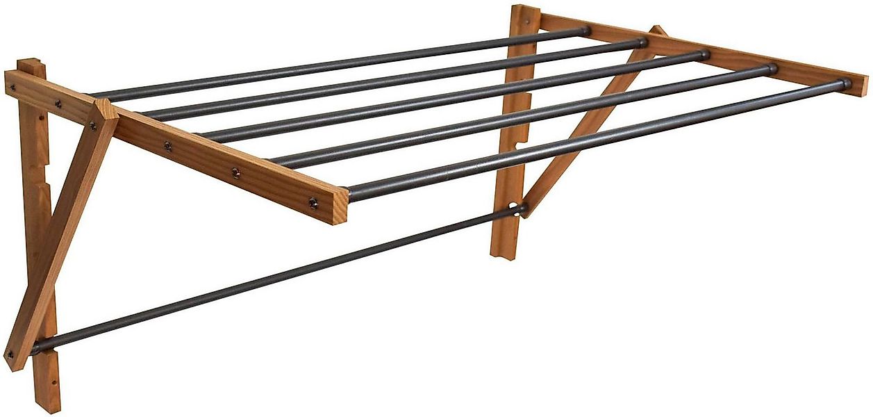 Bischof Wandwäschetrockner Kraftpaket, Eschenholz/Metall, 4 m Trockenlänge, günstig online kaufen