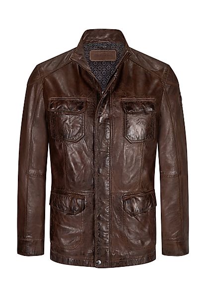 Milestone Lederjacke MS-Jose längere Herren Fieldjacket günstig online kaufen