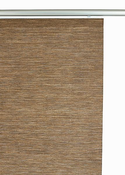 GARDINIA Schiebegardine Flächenvorhang Natur-optik, Klettband (1 günstig online kaufen