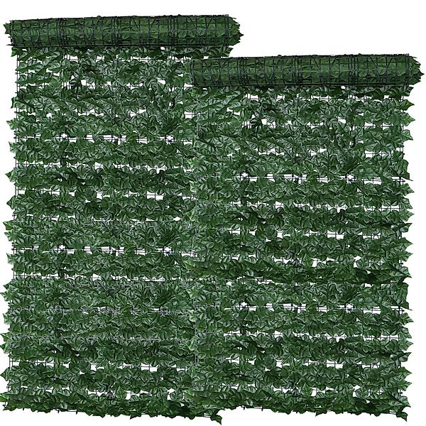 BlingBin Kunsthecken-Sichtschutz Künstliche Hecke Außenbereich Gartenzaun günstig online kaufen