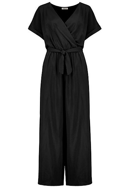 SUBLEVEL Overall Damen Overall Jumpsuit lange Hose Sommer Binde Gürtel Eint günstig online kaufen