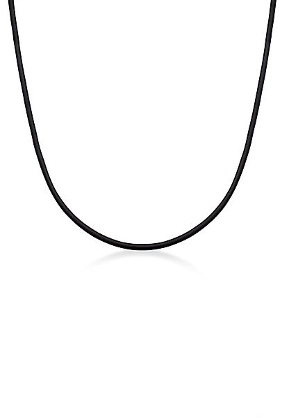 Kuzzoi Silberkette Herren Kautschuk 925 Silber günstig online kaufen