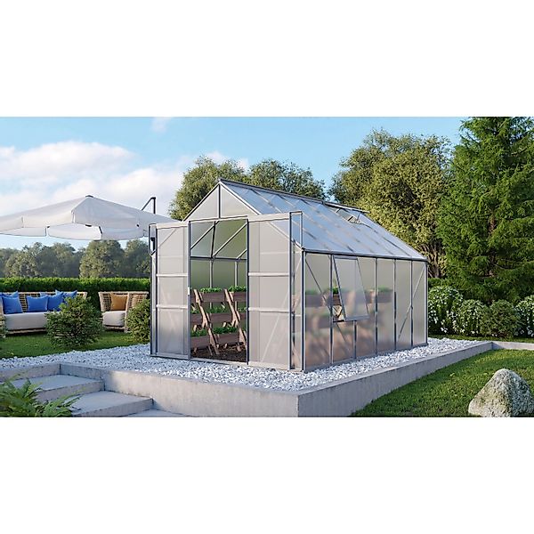 Vitavia Gewächshaus Meridian 9900 Alu 9,9 m² inkl. Fundament günstig online kaufen