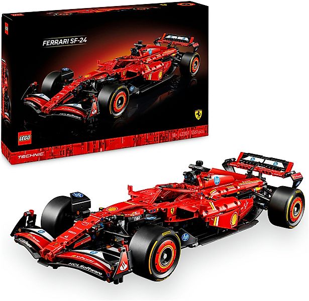 LEGO® Ferrari SF-24 F1 Rennauto (42207), günstig online kaufen