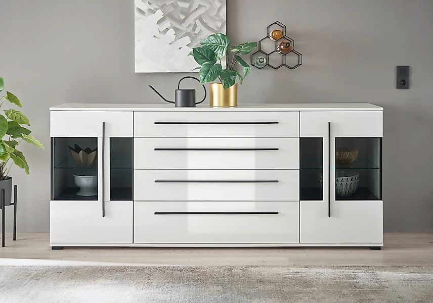 Home affaire Sideboard "Cantara, moderner Schrank, Kommode in Eiche Evoke o günstig online kaufen
