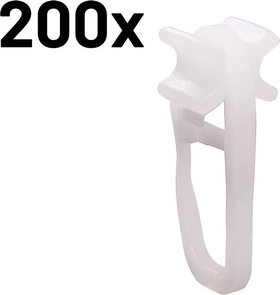 Deco-Raum Gardinengleiter X-Gleiter, mit Faltenlegehaken für Gardinenschien günstig online kaufen