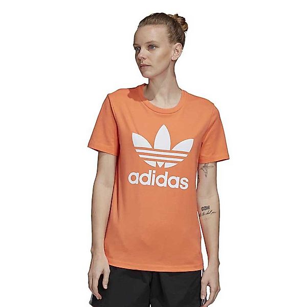 Adidas Originals Trefoil Kurzärmeliges T-shirt 34 Semi Coral / White günstig online kaufen