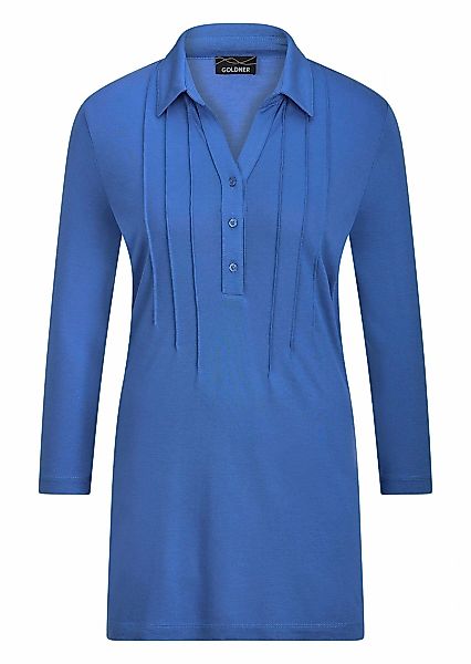 GOLDNER Tunika "Kurzgröße Tunikashirt aus Jersey mit Biesen" günstig online kaufen