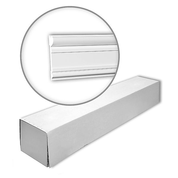 PROFHOME 151345 Wand- und Friesleisten 1 Karton Set mit 12 Zierleisten 24 m günstig online kaufen