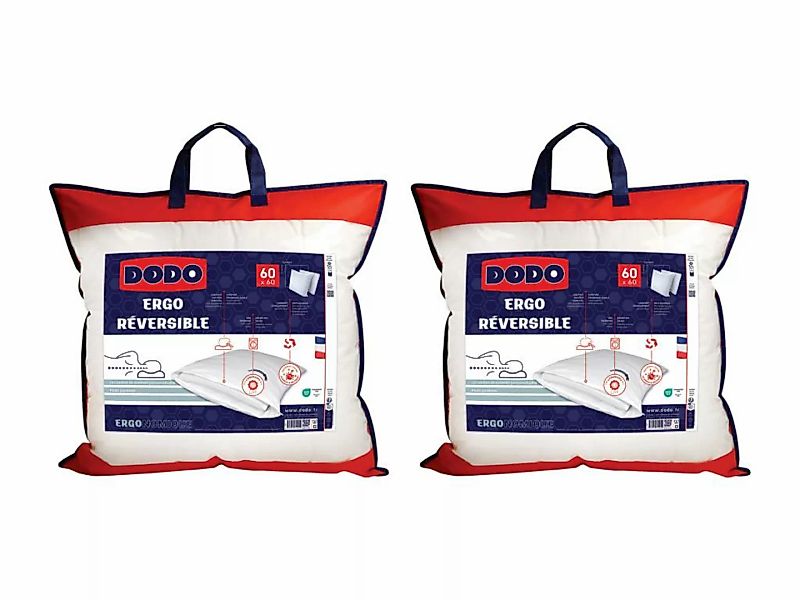 Anti-Milben-Kopfkissen DODO 2er-Set - ergonomisch - Memory Schaum - 60 x 60 günstig online kaufen