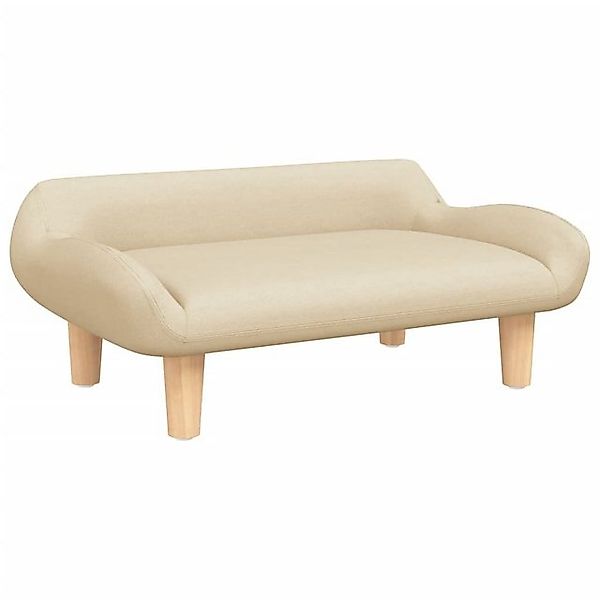 vidaXL Kindersofa Kindersofa Creme 70x40x24 cm Stoff Kindercouch Kindermöbe günstig online kaufen