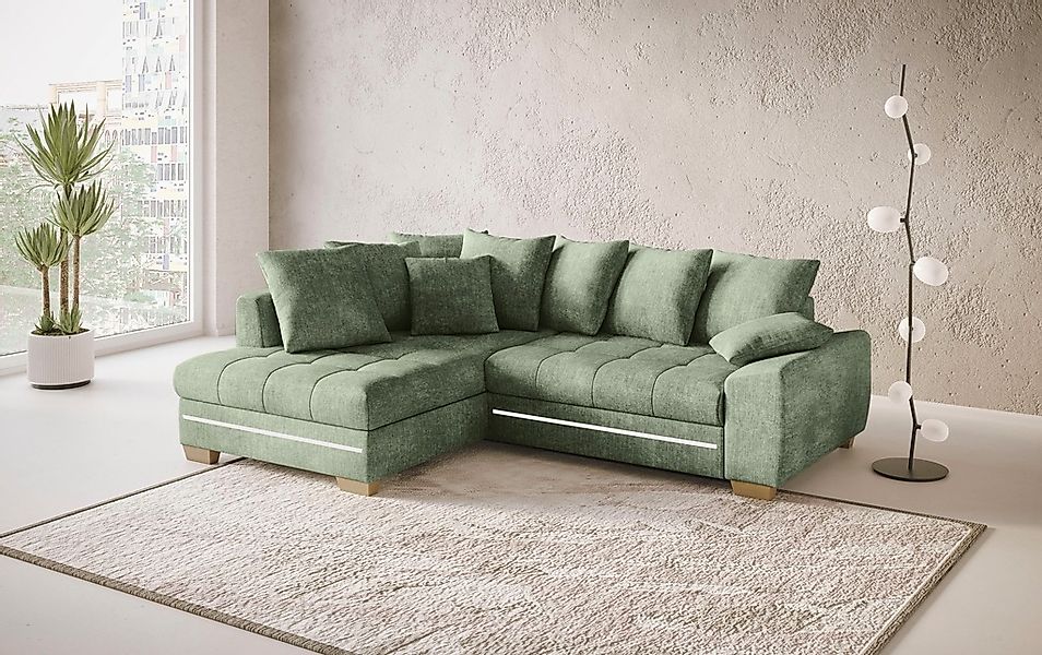 Mr. Couch Ecksofa "Nikita II, L-Form", mit RGB-LED Beleuchtung, wahlweise m günstig online kaufen