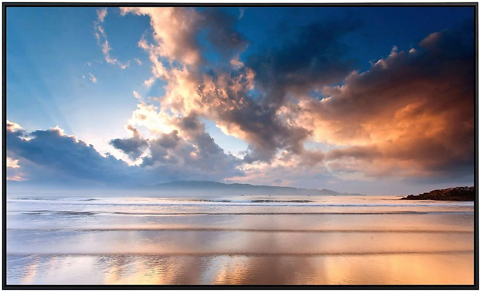 Papermoon Infrarotheizung »Strand Morgen Sonnenaufgang« günstig online kaufen