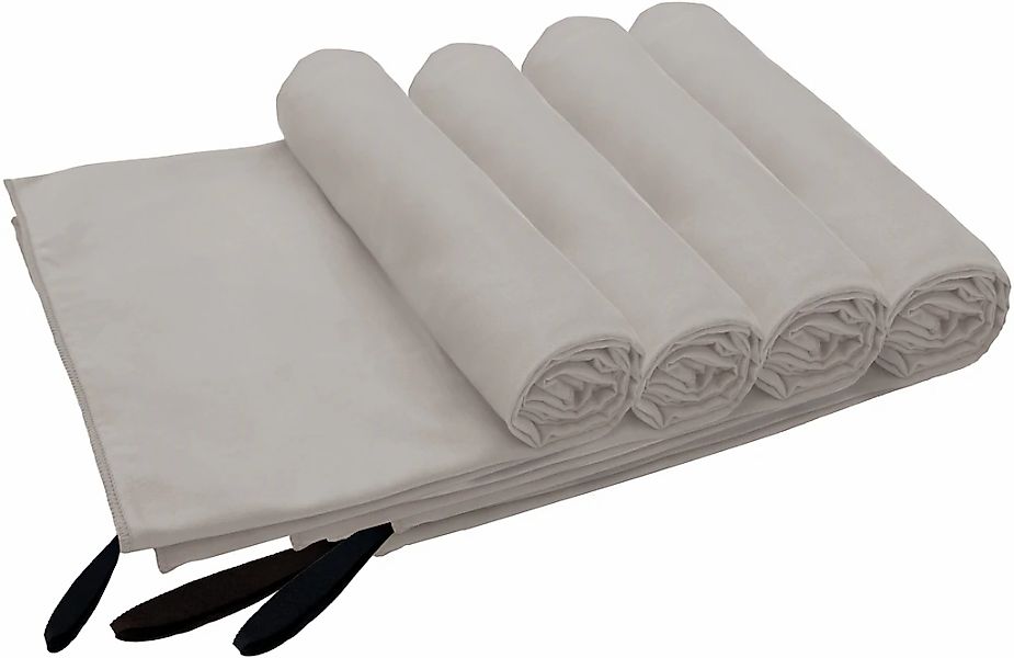 my home Handtücher "Xavi, 4 Teile, ideal als Sporthandtuch, Reisehandtuch, günstig online kaufen