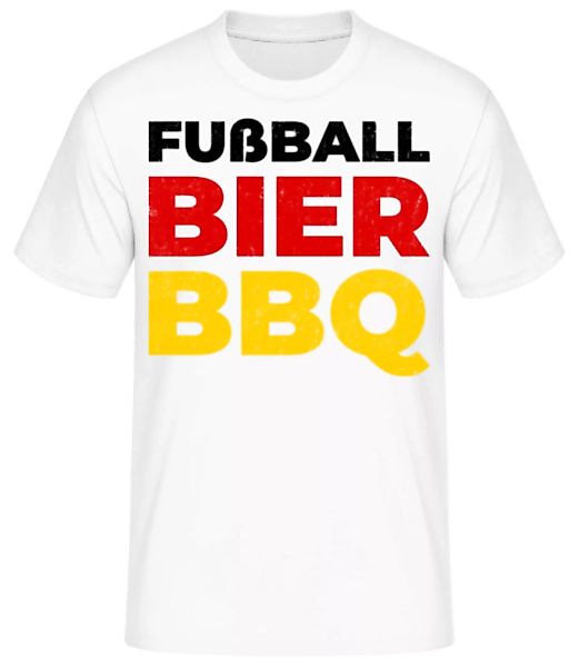 Fußball Bier BBQ · Männer Basic T-Shirt günstig online kaufen