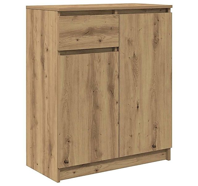 vidaXL Sideboard Sideboard mit Schublade Artisan-Eiche 71x35x84 cm Holzwerk günstig online kaufen