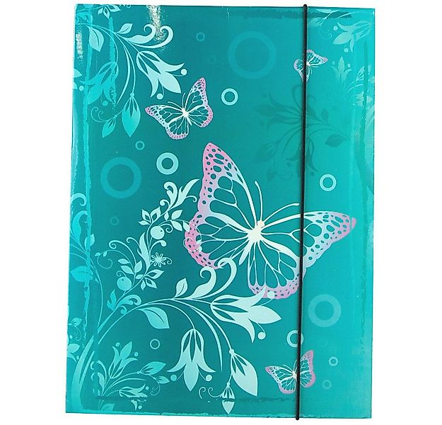 MICA Schreibmappe Gummizugmappe DIN A3 - Floral günstig online kaufen