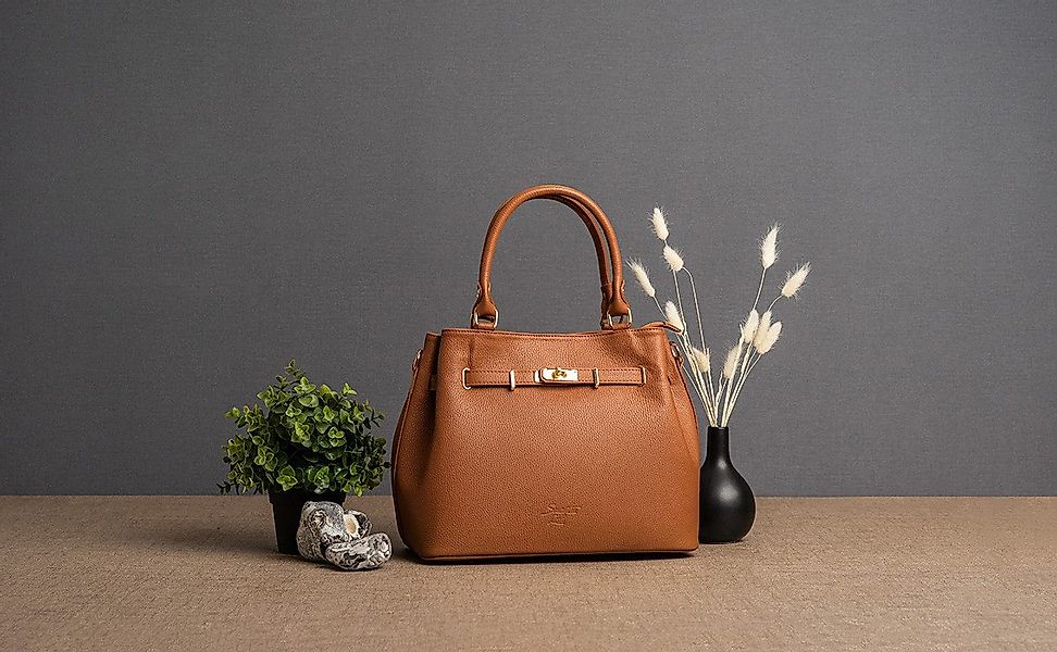 Samantha Look Henkeltasche, echt Leder, Made in Italy, geräumige Henkeltasc günstig online kaufen