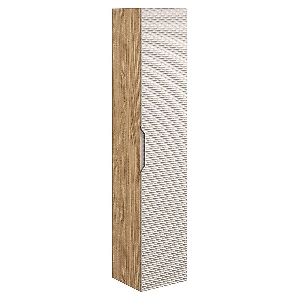 Lomadox Hochschrank OLUO-56-BEIGE Badschrank, 1-türig, Eiche günstig online kaufen