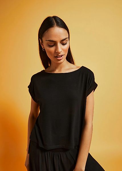 bonprix Oversize-Shirt "Oversize-Shirt aus fließender Viskose" Oversize-Shi günstig online kaufen