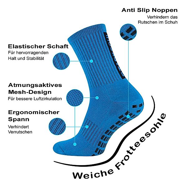 Stark Soul® Sportsocken Rutschfeste Sportsocken - Performance Socken mit AB günstig online kaufen