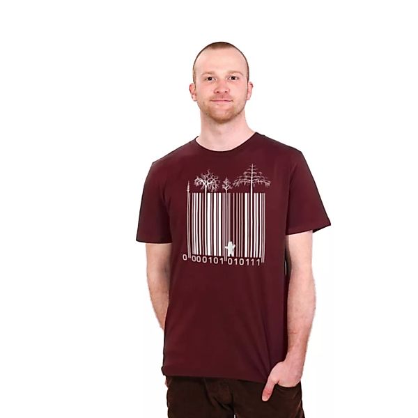 Barcode Cage - Bio-shirt Männer Mit Print günstig online kaufen