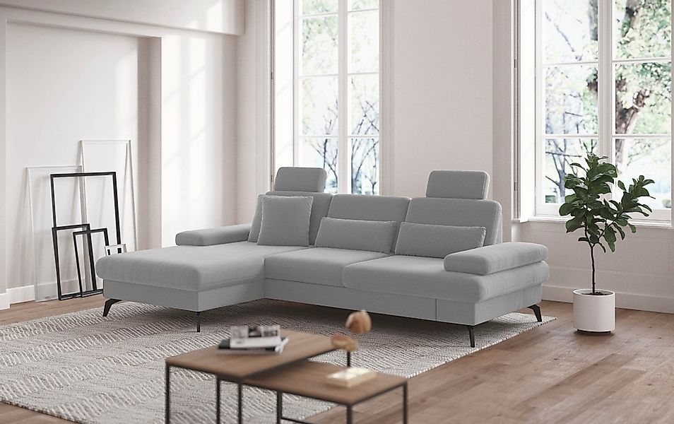 sit&more Ecksofa "Morris L-Form, inkl. Sitztiefenverstellung", wahlweise mi günstig online kaufen