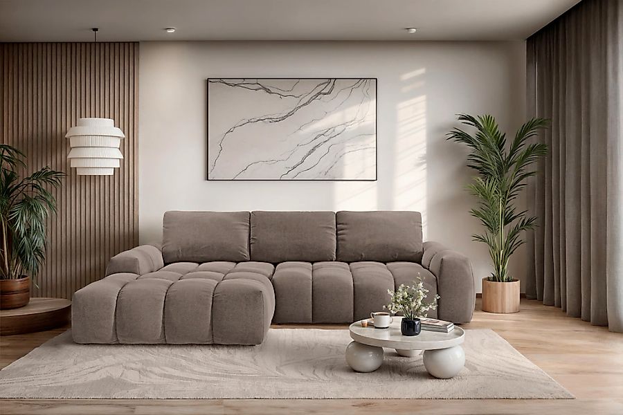 OTTO home Ecksofa "AZITA klein optionale Schlafsofa mit Bettkasten, B/T/H: günstig online kaufen