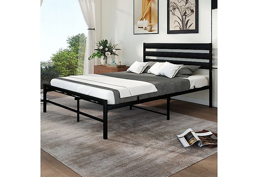 REDOM Metallbett Modernes Design, Metallbett mit komfortablem Kopfteil (sta günstig online kaufen
