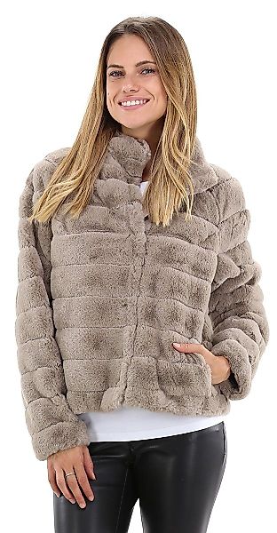 Rino & Pelle Fellimitatjacke Lella Boxy günstig online kaufen