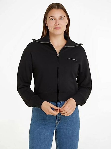 Calvin Klein Jeans Sweatshirt "DIFFUSED MONOLOGO ZIP-THROUGH", mit Logoschr günstig online kaufen