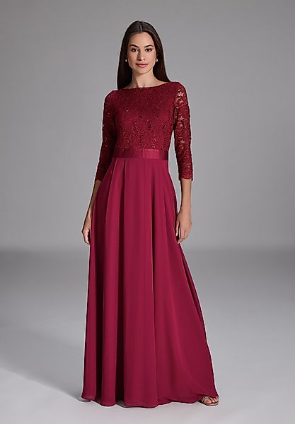 SWING Abendkleid Taillierte Passform mit ausgestelltem günstig online kaufen