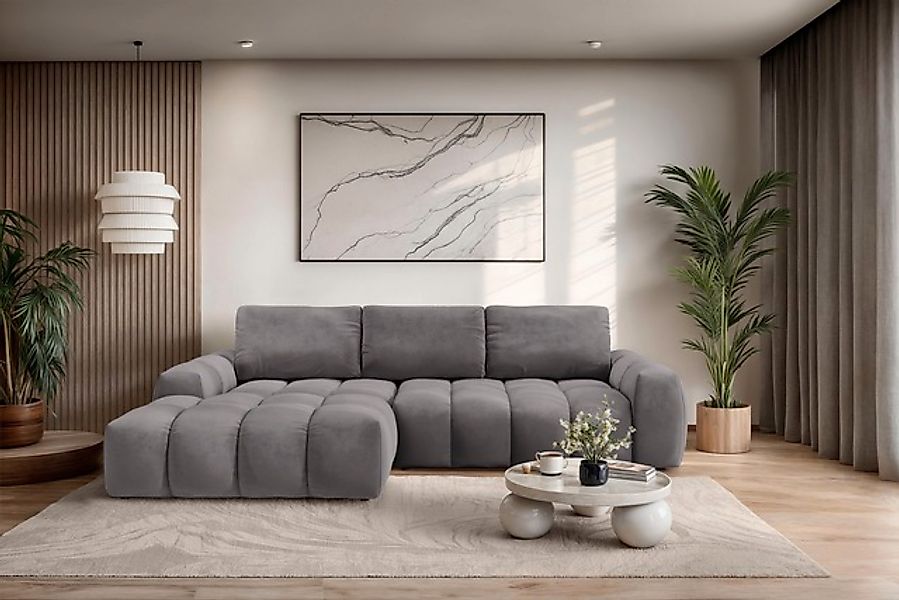 OTTO home Ecksofa »AZITA klein optionale Schlafsofa mit Bettkasten, B/T/H: günstig online kaufen