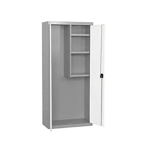 PROREGAL Putzmittelschrank AMEGO HxBxT 180 x 60 x 40 cm 3x Fachboden Weiß-G günstig online kaufen