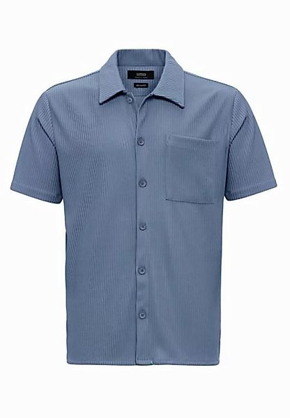 Antioch Blusenshirt Hargeisa - Short sleeved - Ribbed - Relax Fit günstig online kaufen