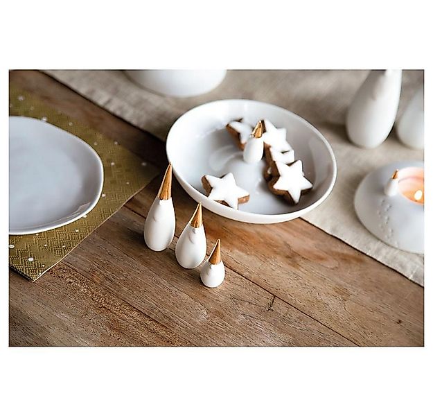 Räder Weihnachtsbaumkugel Design Porzellangeschichten Figuren Santa Gold (3 günstig online kaufen