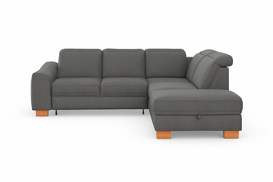 sit&more Ecksofa "Dundee L-Form" mit Federkern und Massivholzfüßen, wahlwei günstig online kaufen