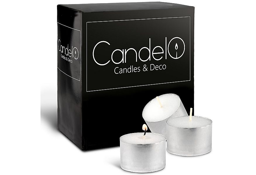 Candelo Teelicht 100 XXL Teelichter mit 8 Stunden langer Brenndauer-Großpac günstig online kaufen