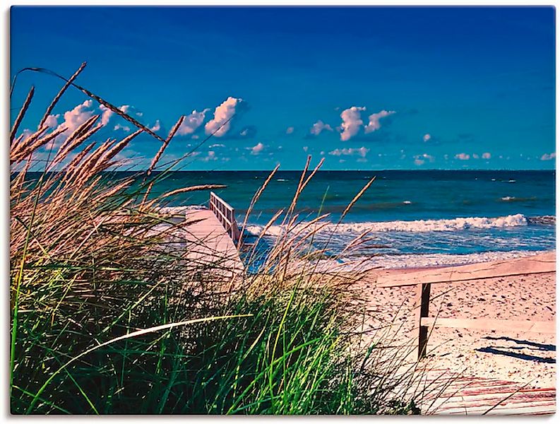 Artland Wandbild »Ostsee Impression Heiligenhafen« Strand 1 Stk. tlg. als A günstig online kaufen