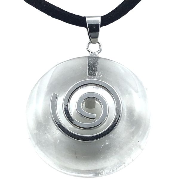 Steinfixx® Lange Kette echter Edelsteindonut 30 günstig online kaufen