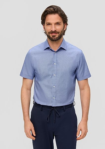 s.Oliver BLACK LABEL Kurzarmhemd Kurzarmhemd aus günstig online kaufen