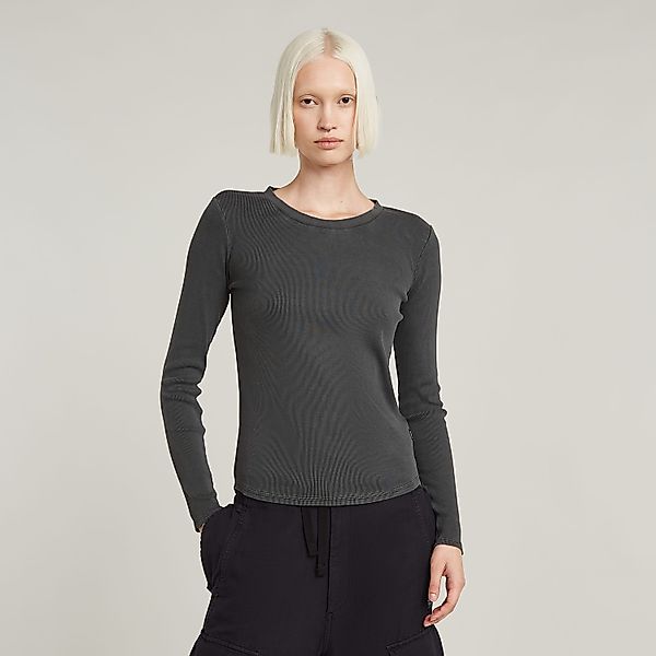G-STAR Langarmshirt Tops Overdyed slim im günstig online kaufen
