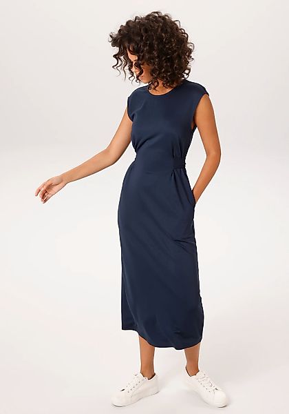 Aniston CASUAL Sommerkleid mit fixiertem Bindegürtel - NEUE KOLLEKTION günstig online kaufen